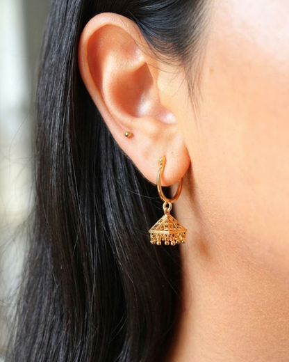 Temple Light Jhumka
