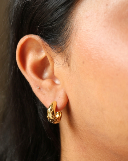 Lotus Bloom Hoop