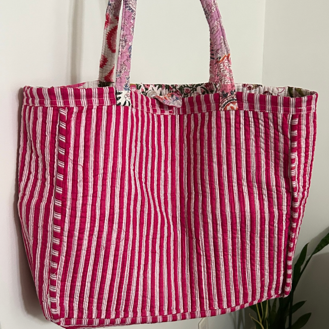 Patchwork Reversible Tote